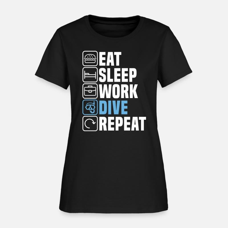 Diving Diver Eat Sleep Commercial Diving