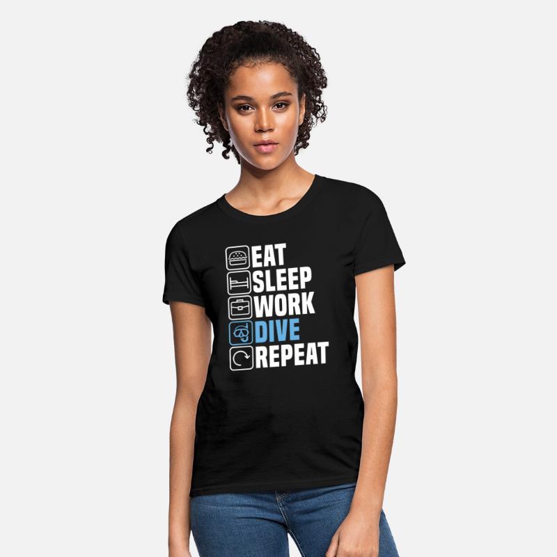 Diving Diver Eat Sleep Commercial Diving