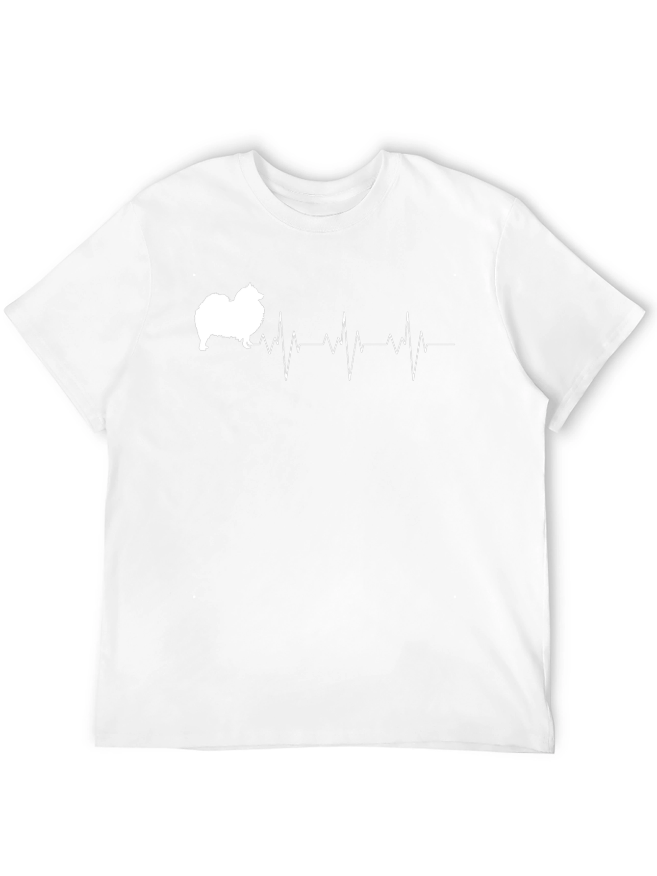 Pomeranian Heartbeat T-Shirt Dog Lover Tee