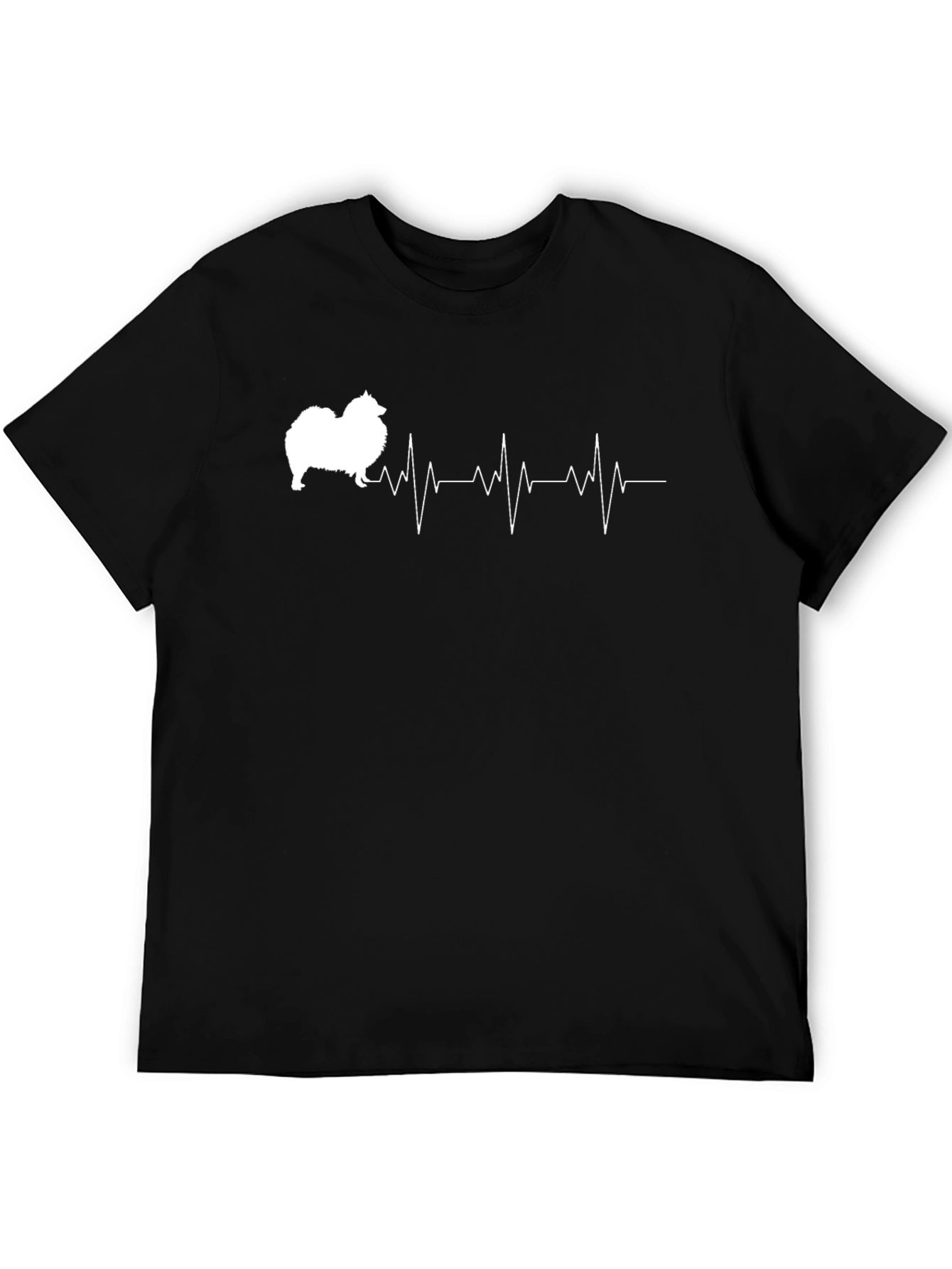 Pomeranian Heartbeat T-Shirt Dog Lover Tee