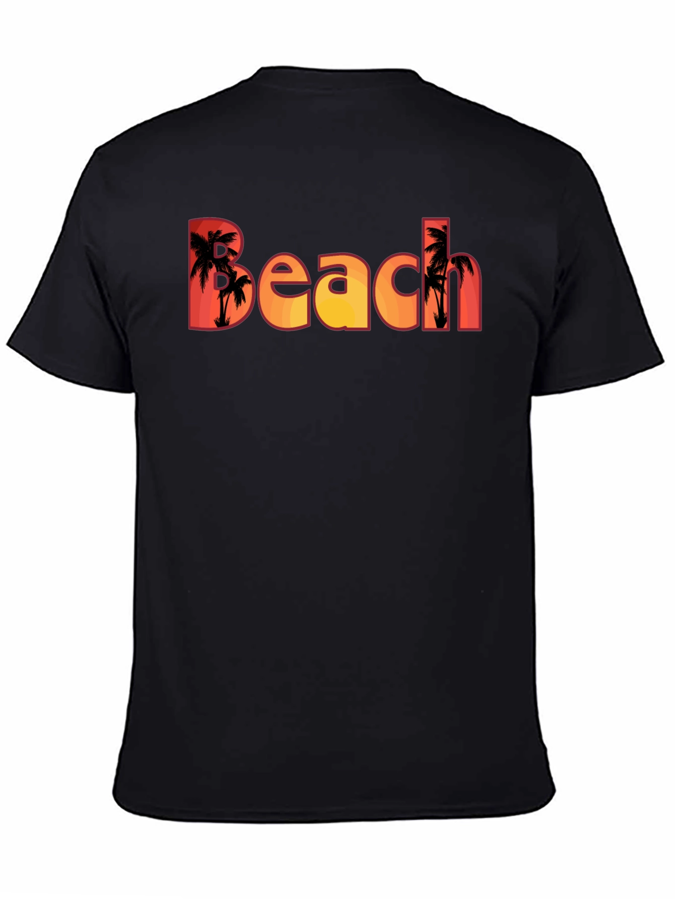 Beach Palm Tree Graphic T-Shirt - Island Vibes