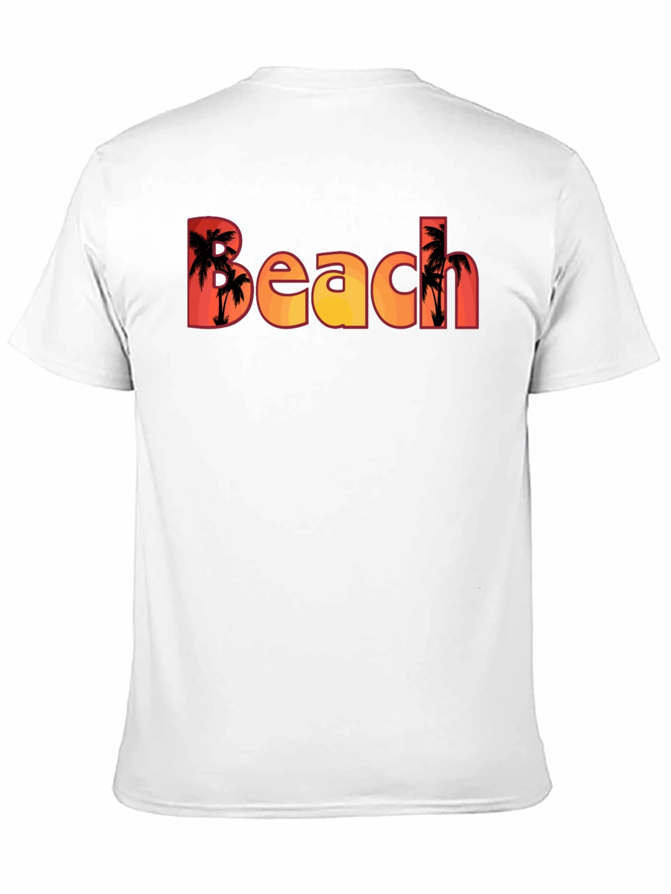 Beach Palm Tree Graphic T-Shirt - Island Vibes