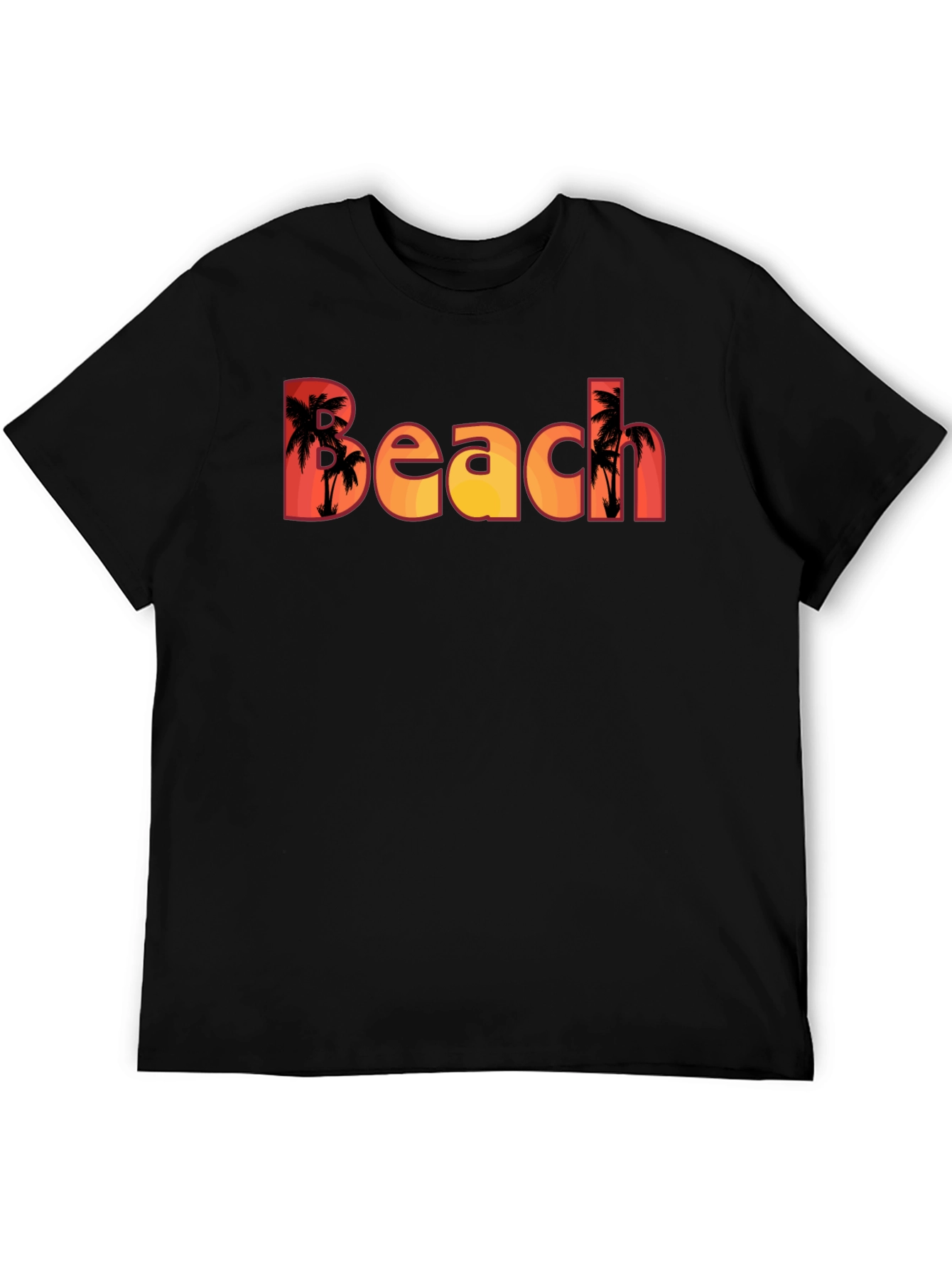 Beach Palm Tree Graphic T-Shirt - Island Vibes