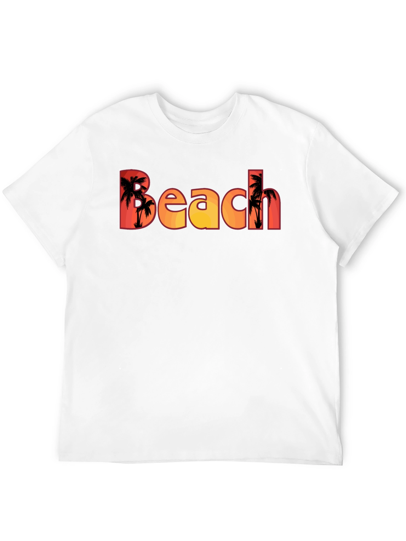 Beach Palm Tree Graphic T-Shirt - Island Vibes