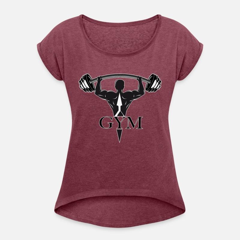 Dumbbell in hand - bodybuilder with weight