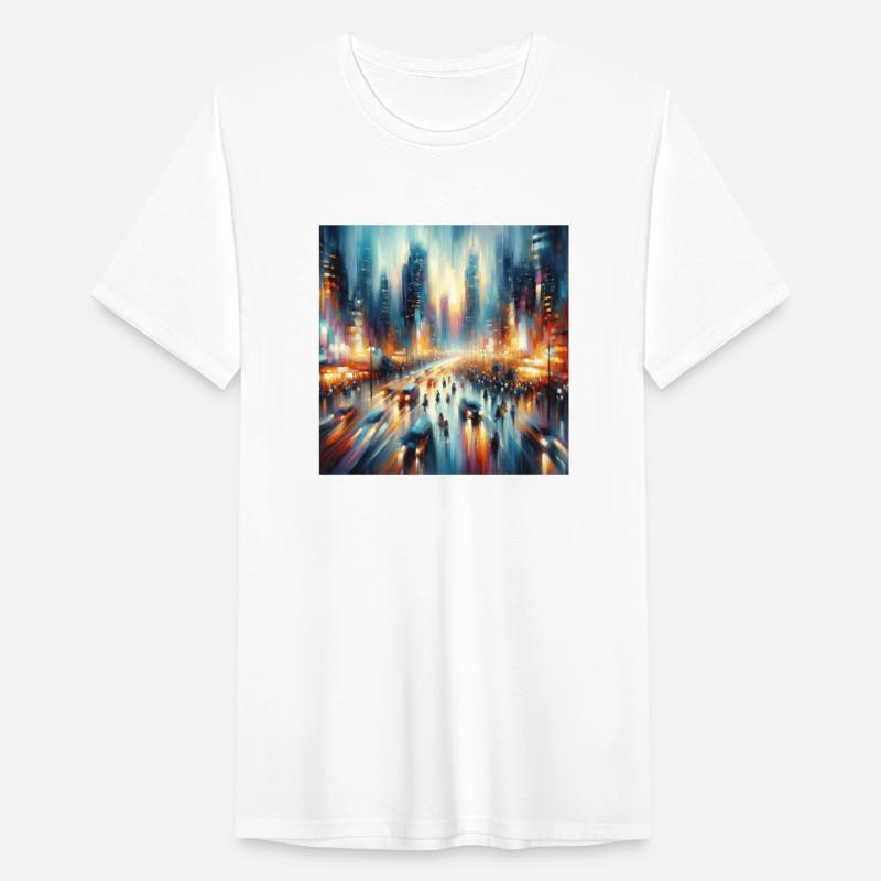 Dusk in Motion: Cityscape Impression