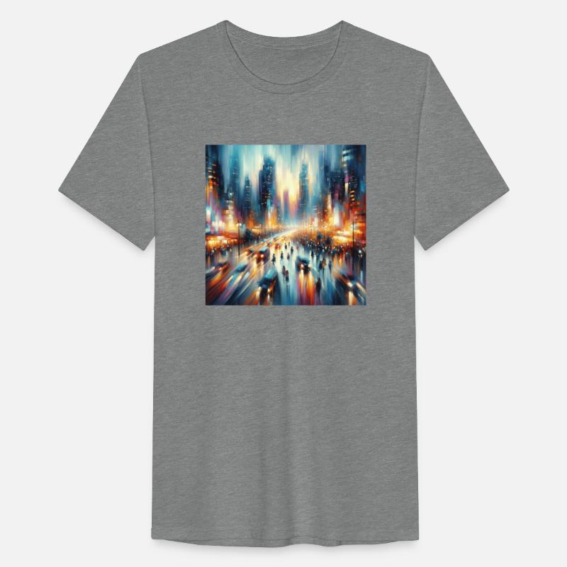 Dusk in Motion: Cityscape Impression