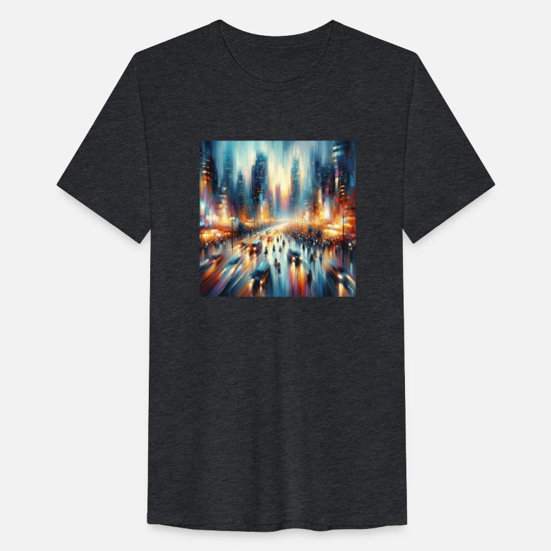 Dusk in Motion: Cityscape Impression