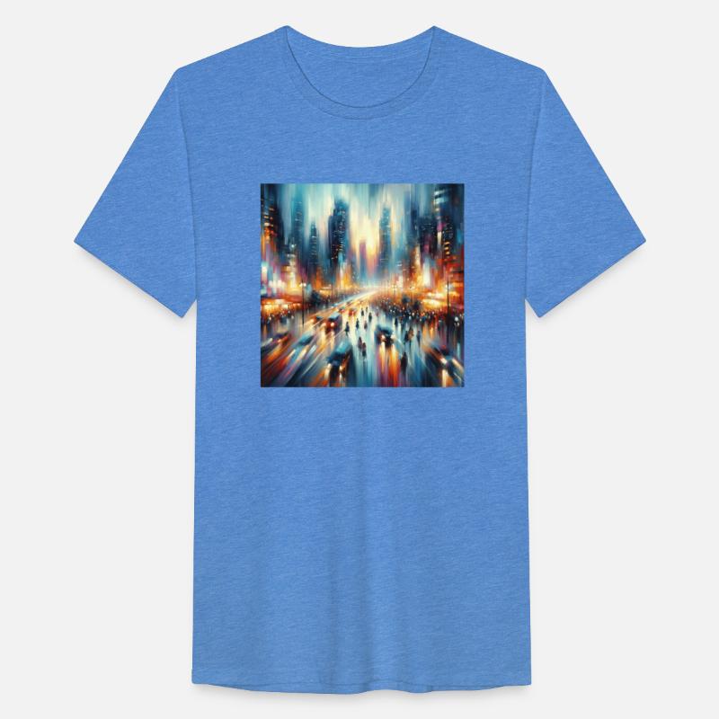 Dusk in Motion: Cityscape Impression