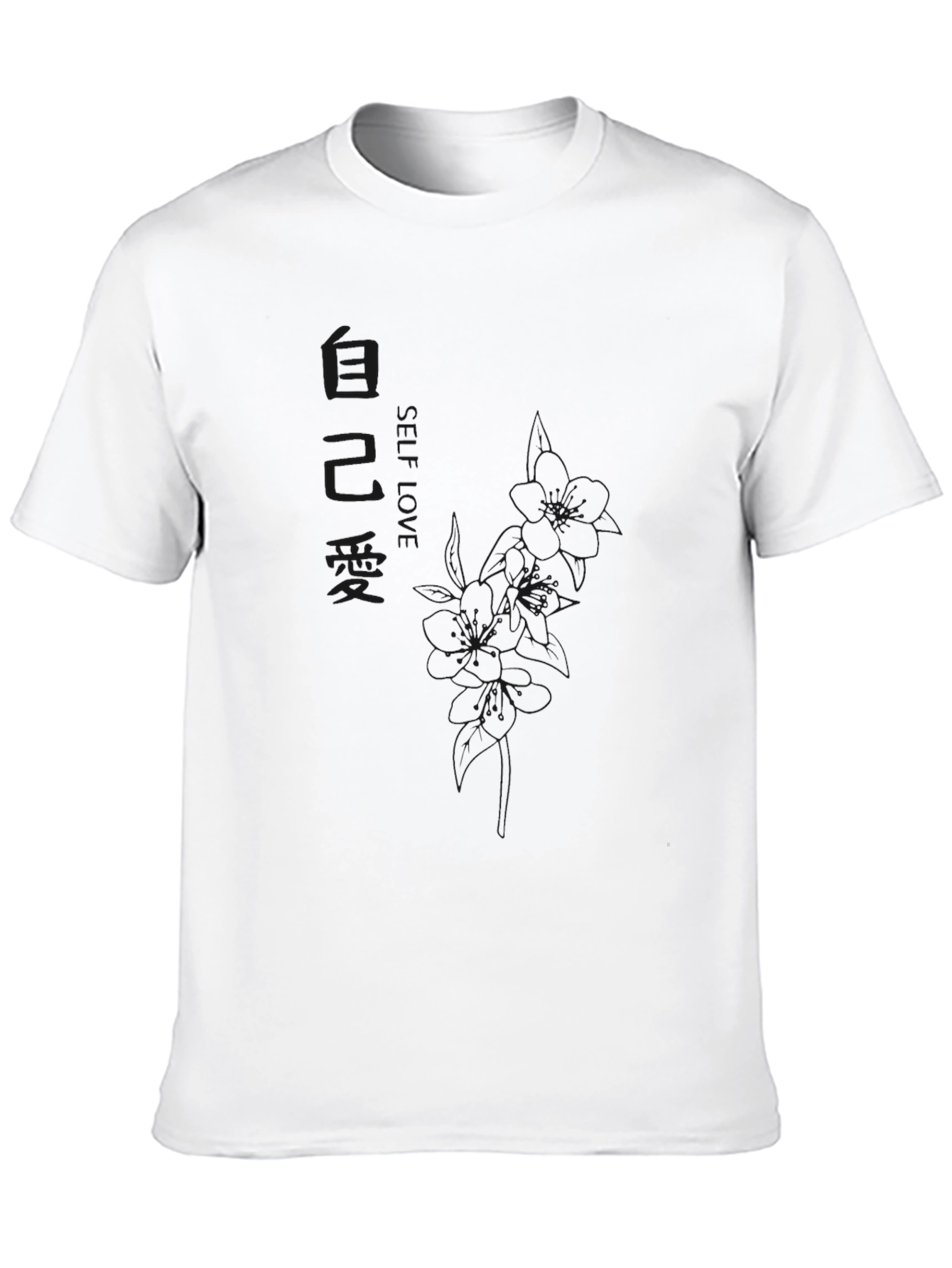 Mens Basic Black Crew Neck T-Shirt