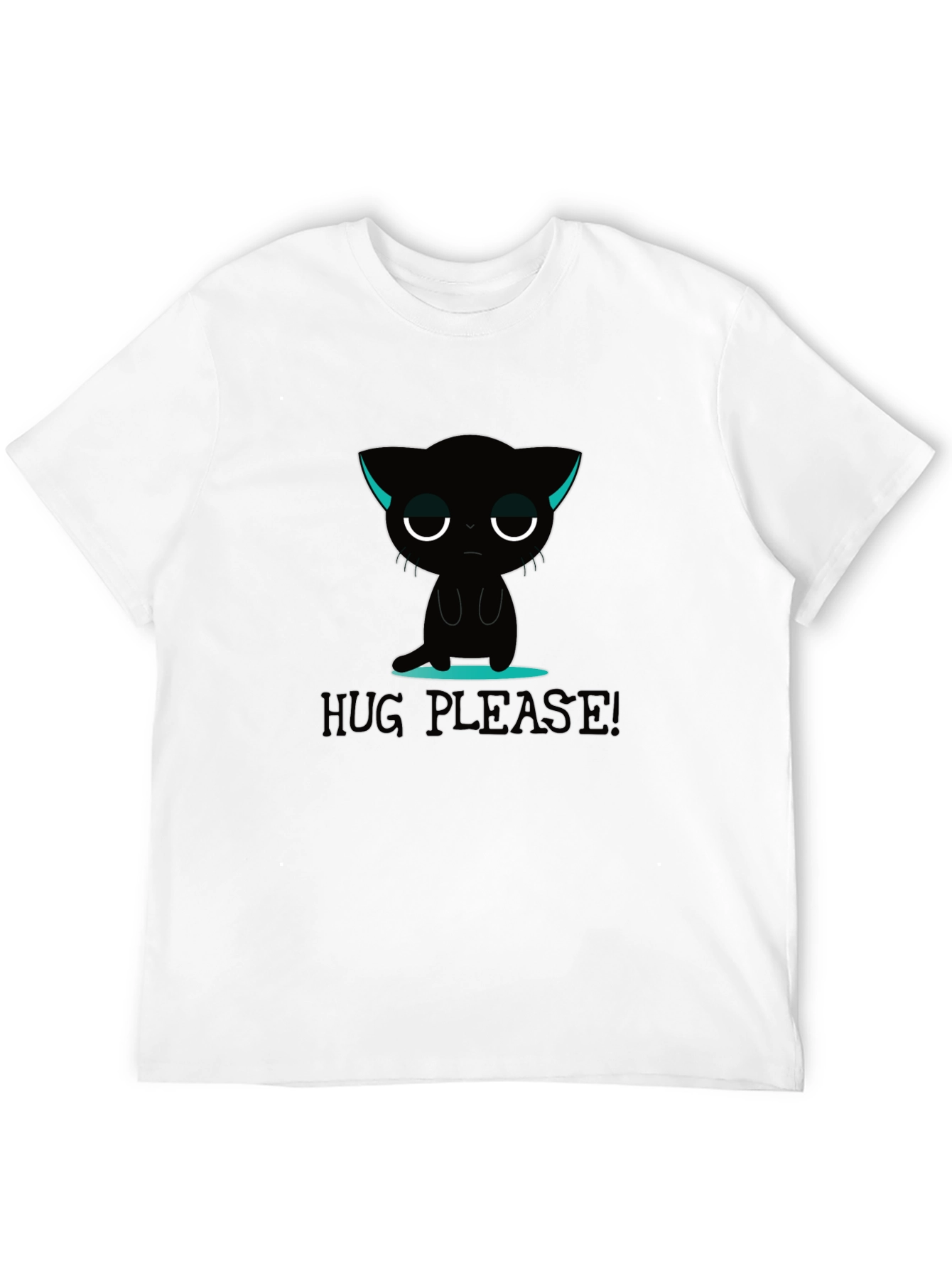 Sad Kitten Hug Please! Graphic T-Shirt