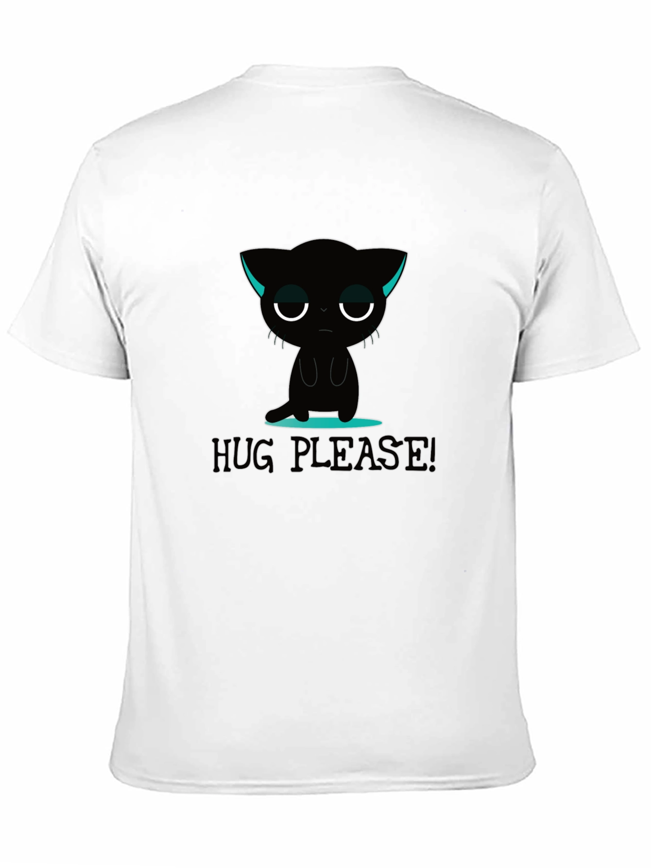 Sad Kitten Hug Please! Graphic T-Shirt