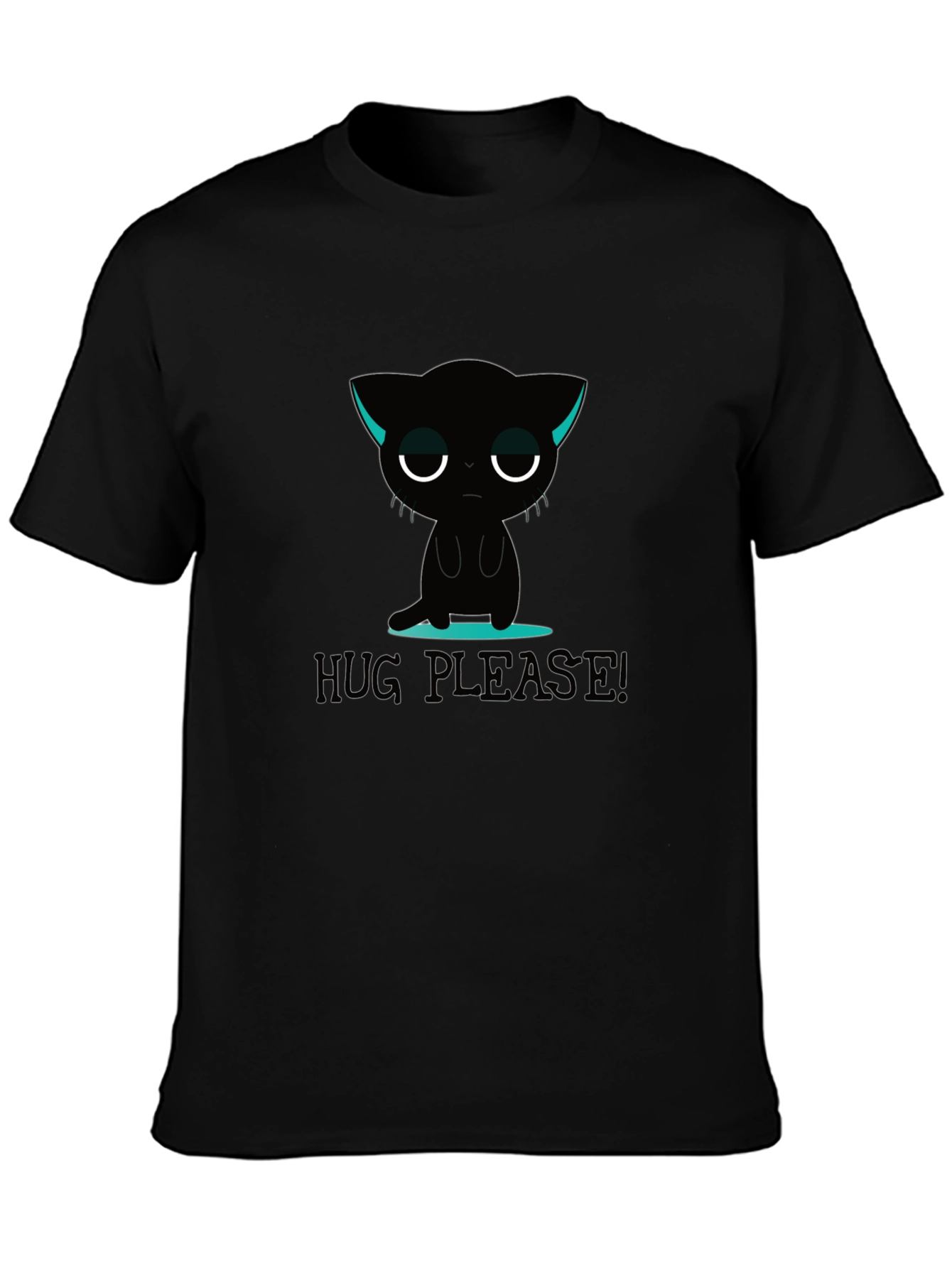 Sad Kitten Hug Please! Graphic T-Shirt