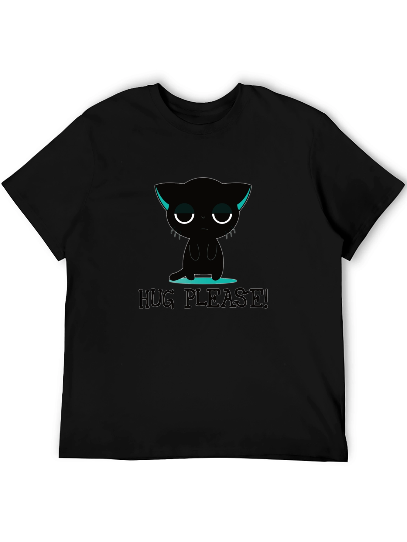 Sad Kitten Hug Please! Graphic T-Shirt