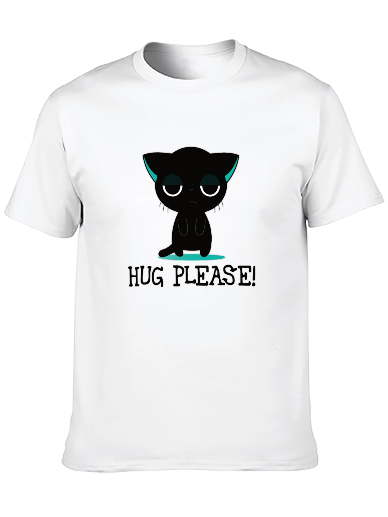 Sad Kitten Hug Please! Graphic T-Shirt
