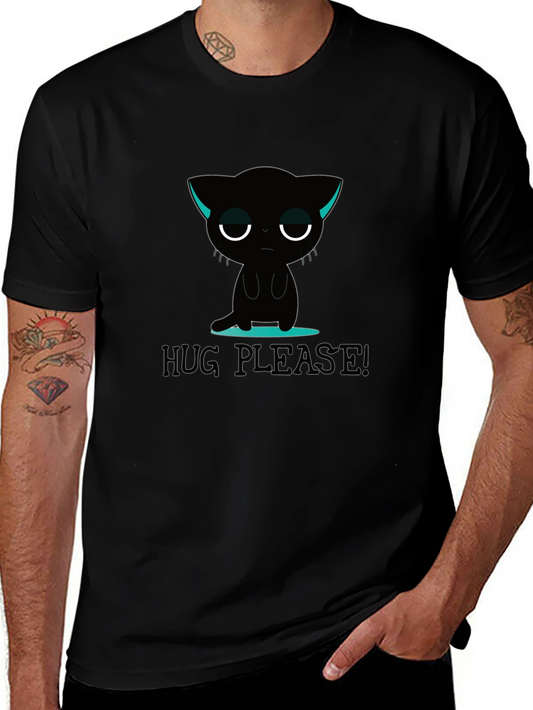 Sad Kitten Hug Please! Graphic T-Shirt