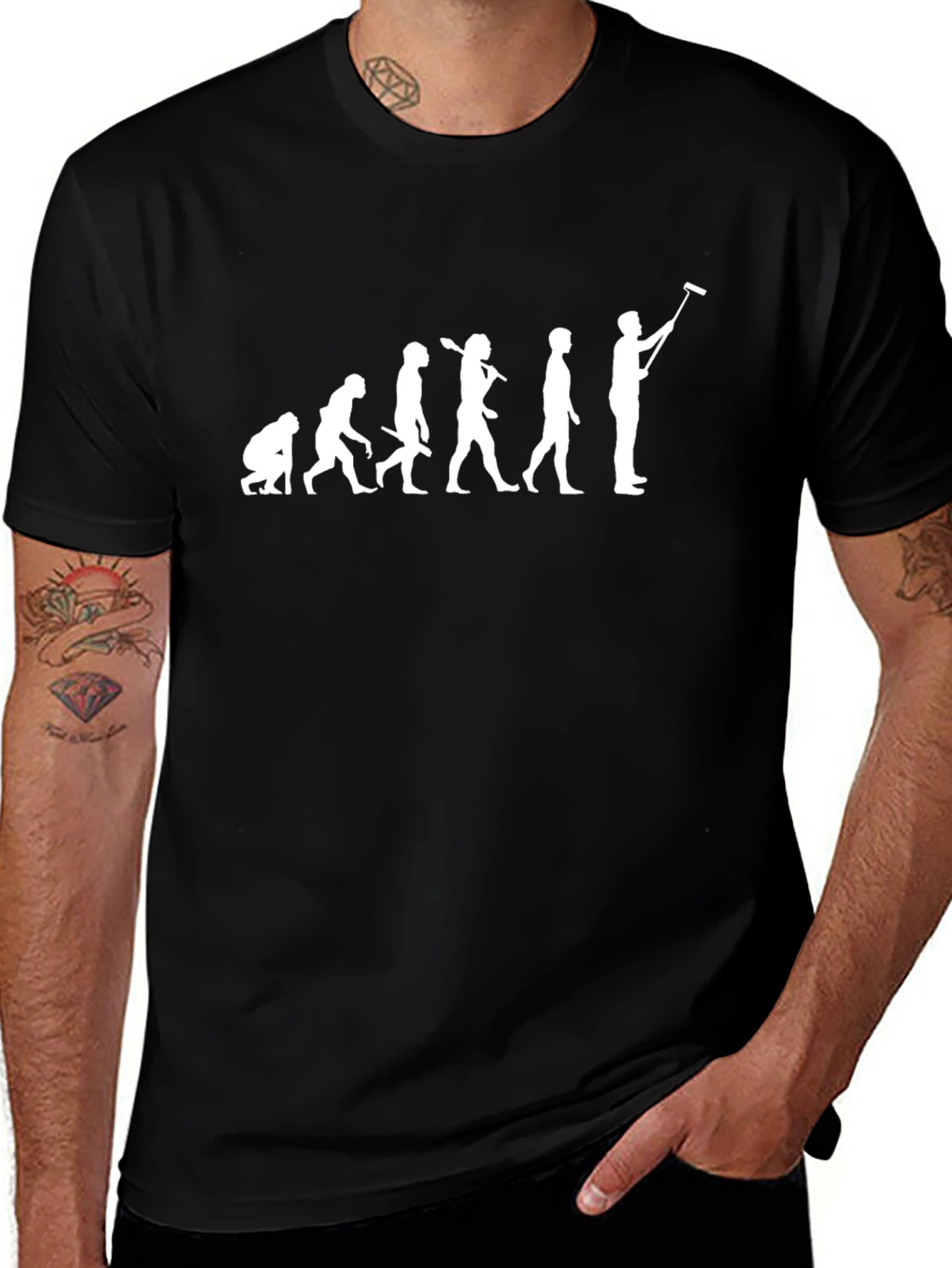 Evolution of a Painter T-Shirt