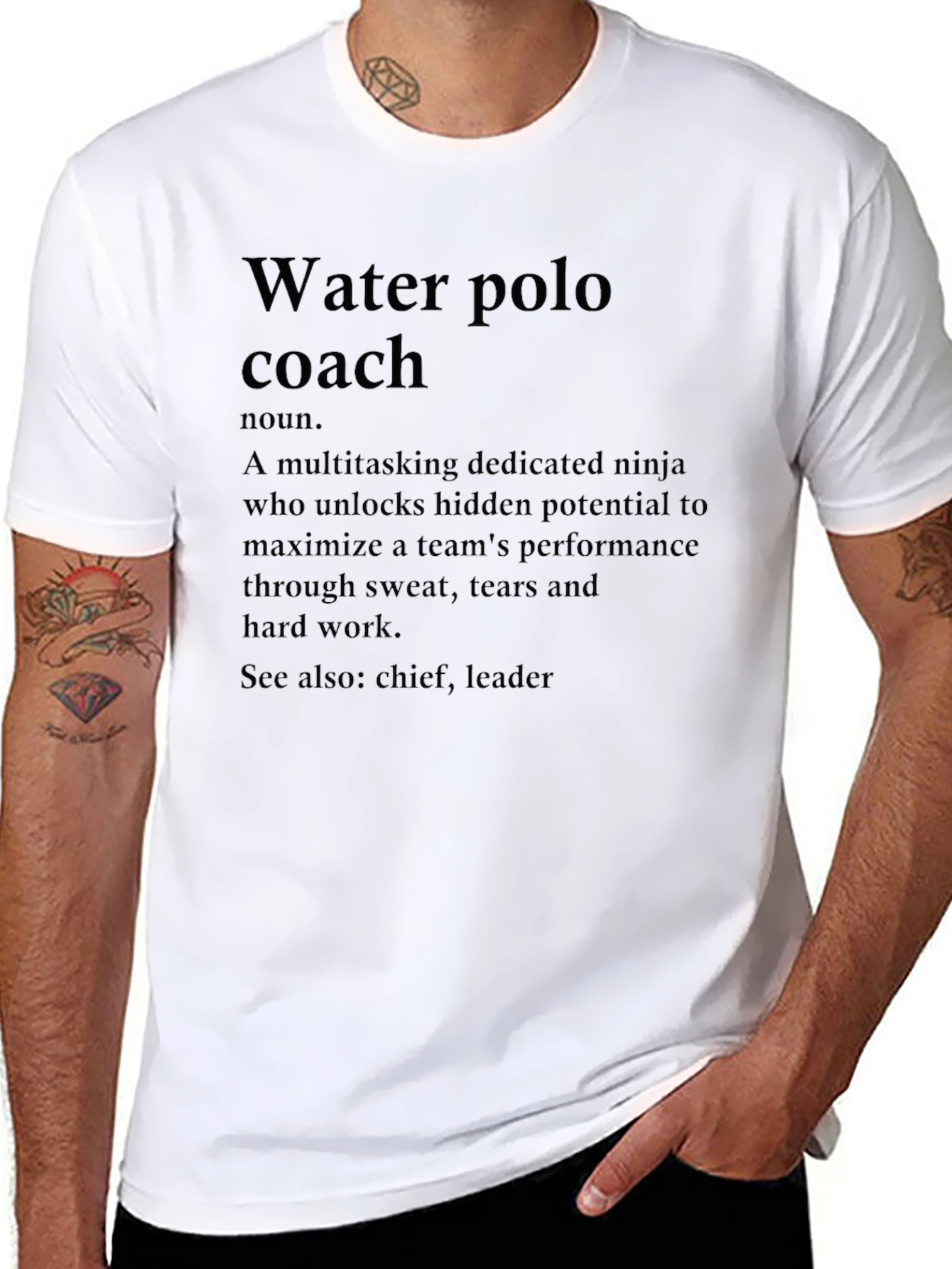 Water Polo Coach Definition T-Shirt