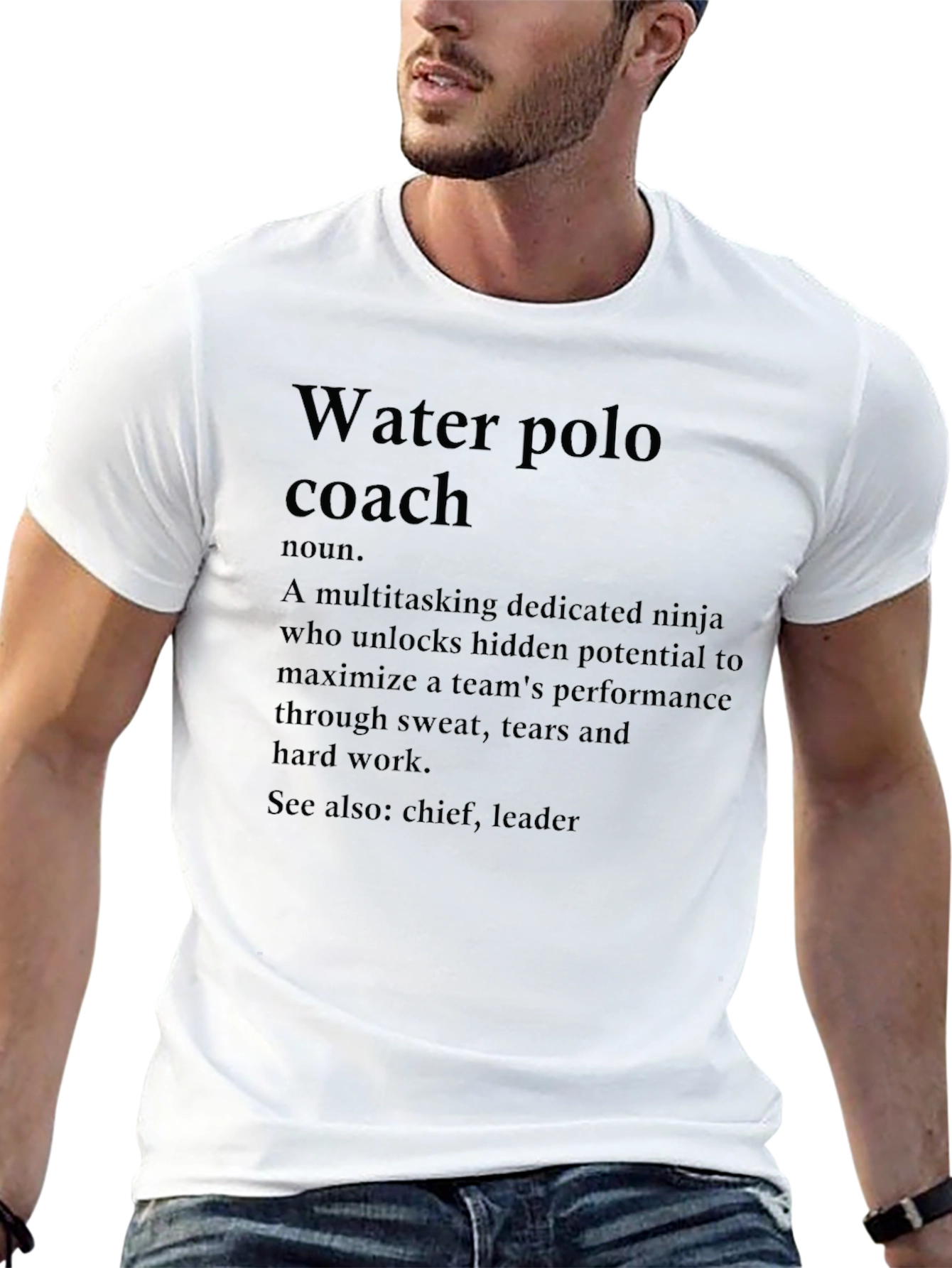 Water Polo Coach Definition T-Shirt