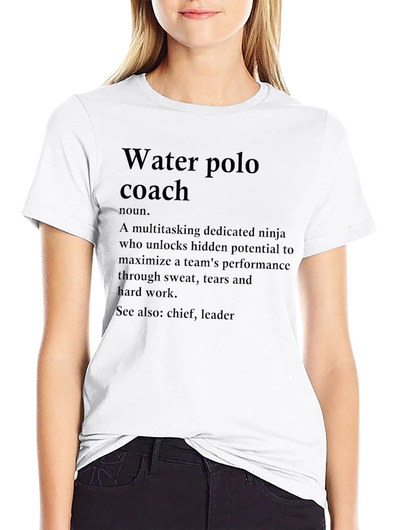 Water Polo Coach Definition T-Shirt