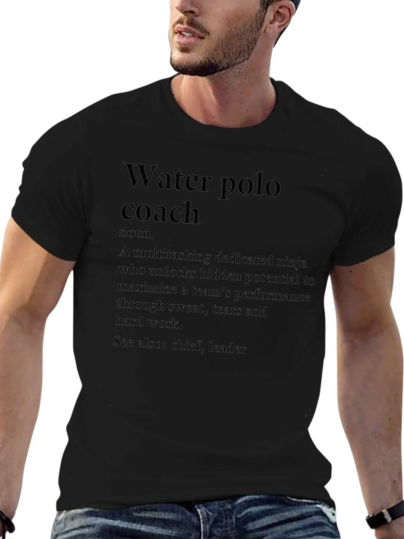 Water Polo Coach Definition T-Shirt