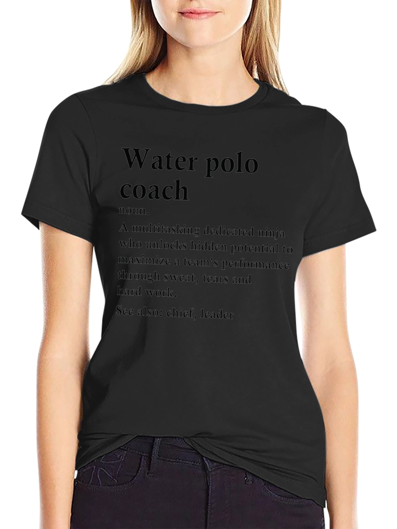 Water Polo Coach Definition T-Shirt