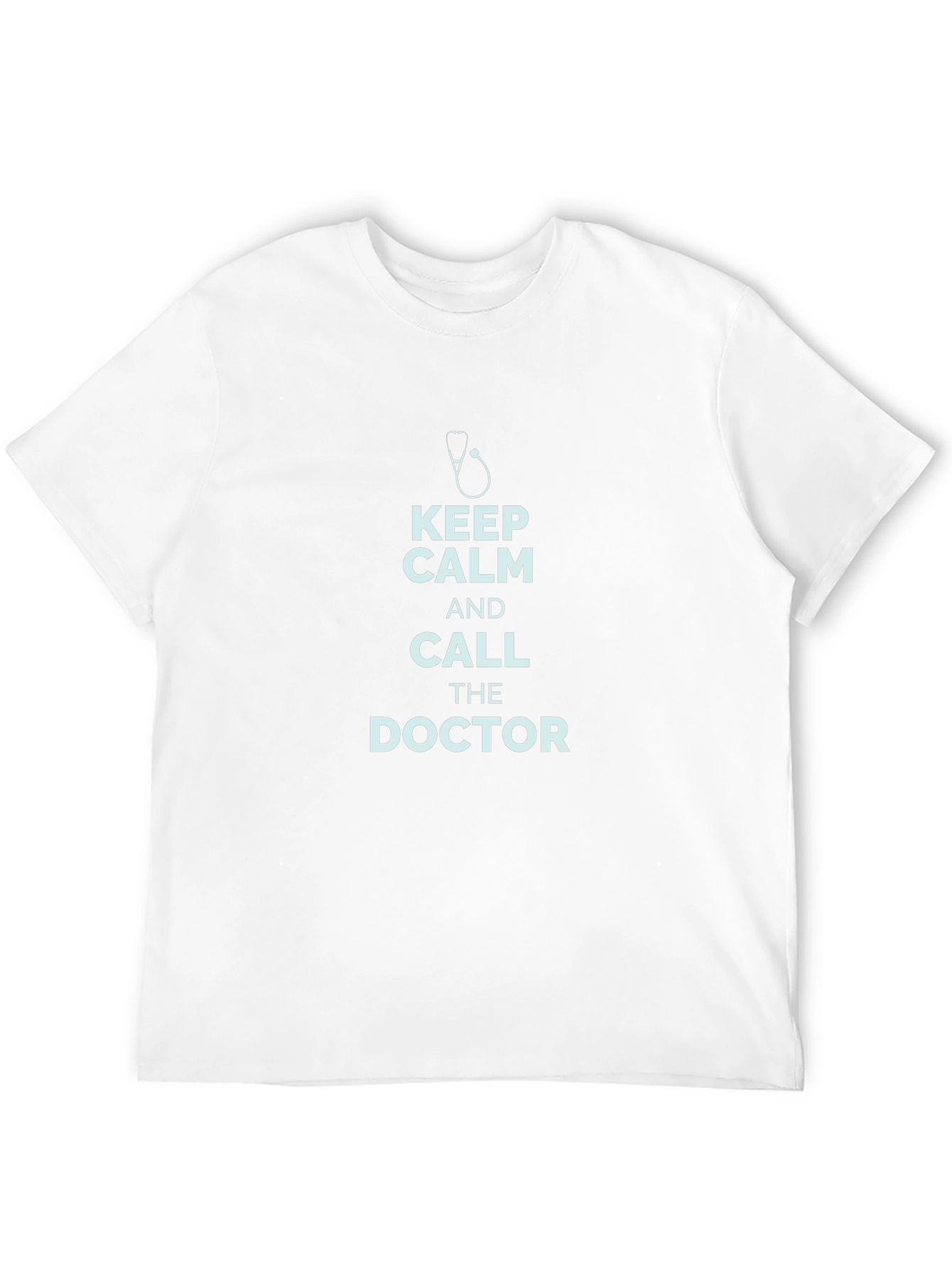 Keep Calm and Call the Doctor Black T-Shirt