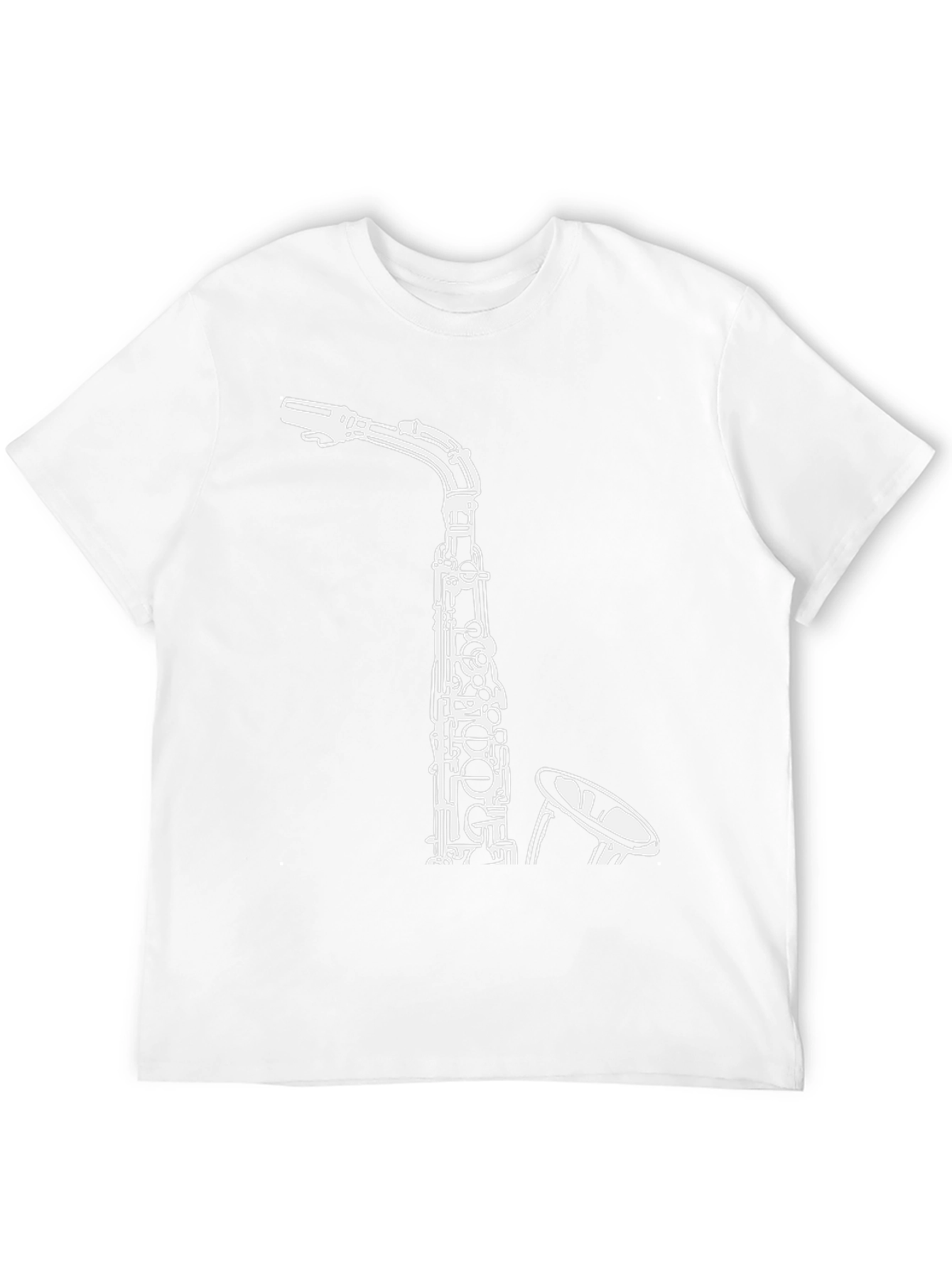 Saxophone Graphic Tee - Cool Musician Shirt