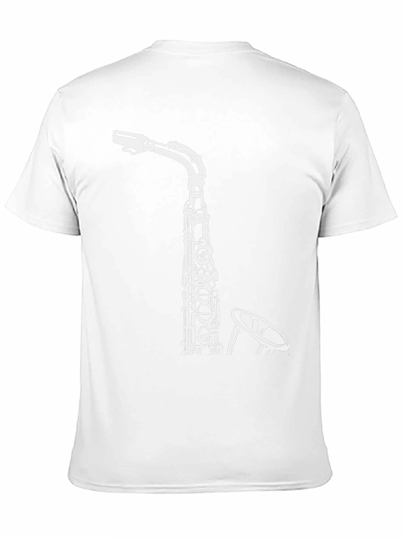 Saxophone Graphic Tee - Cool Musician Shirt