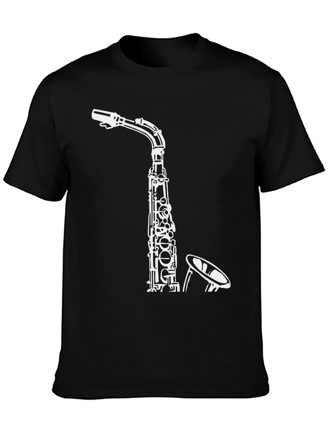 Saxophone Graphic Tee - Cool Musician Shirt