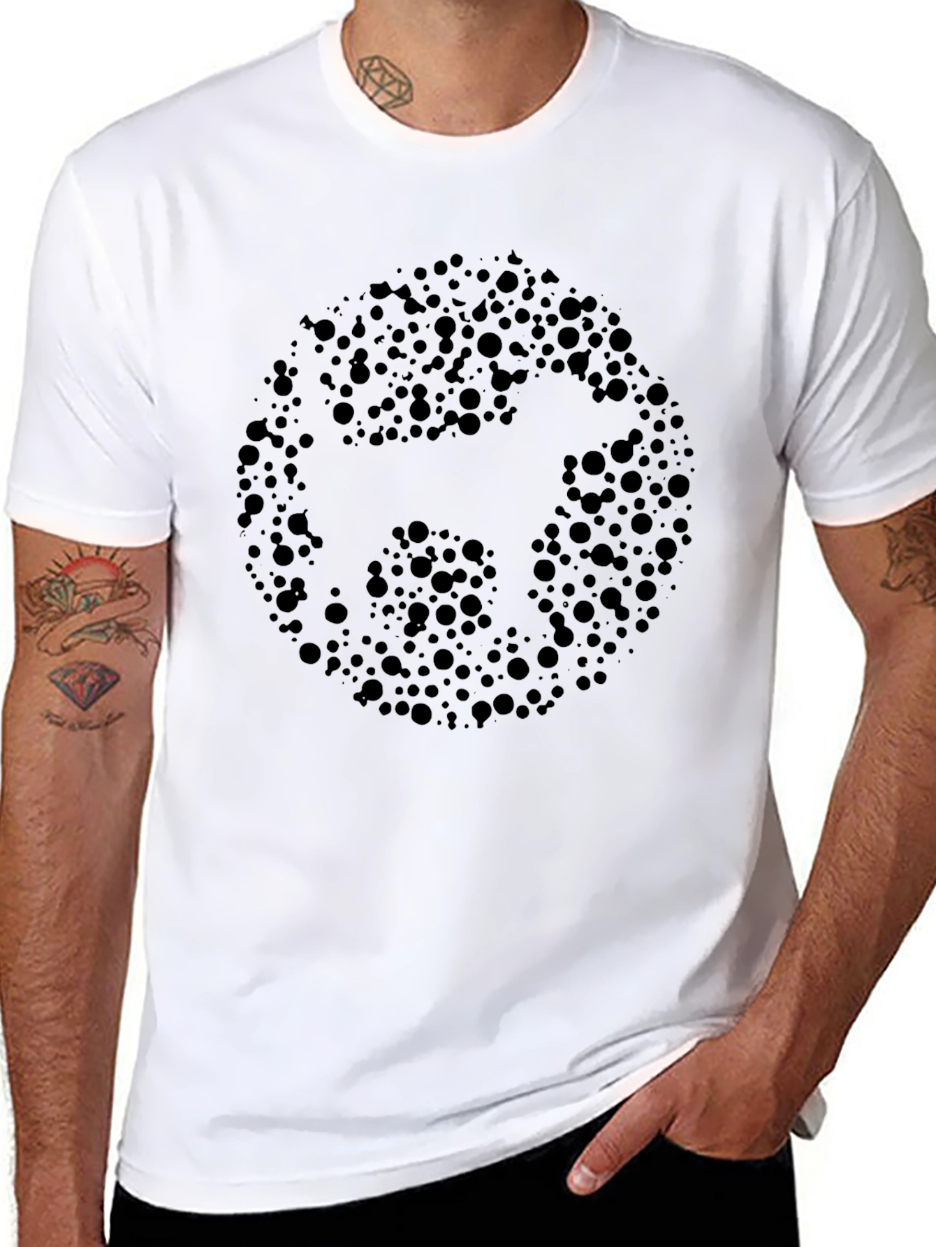 Abstract Dino Dot T-Shirt