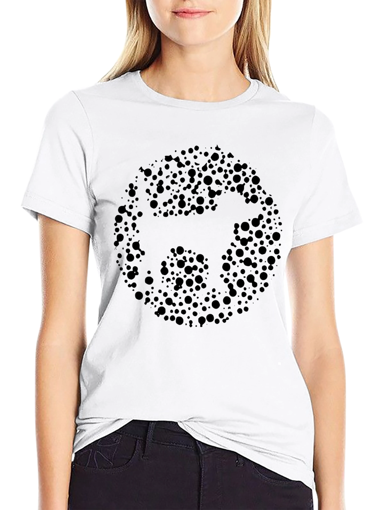 Abstract Dino Dot T-Shirt