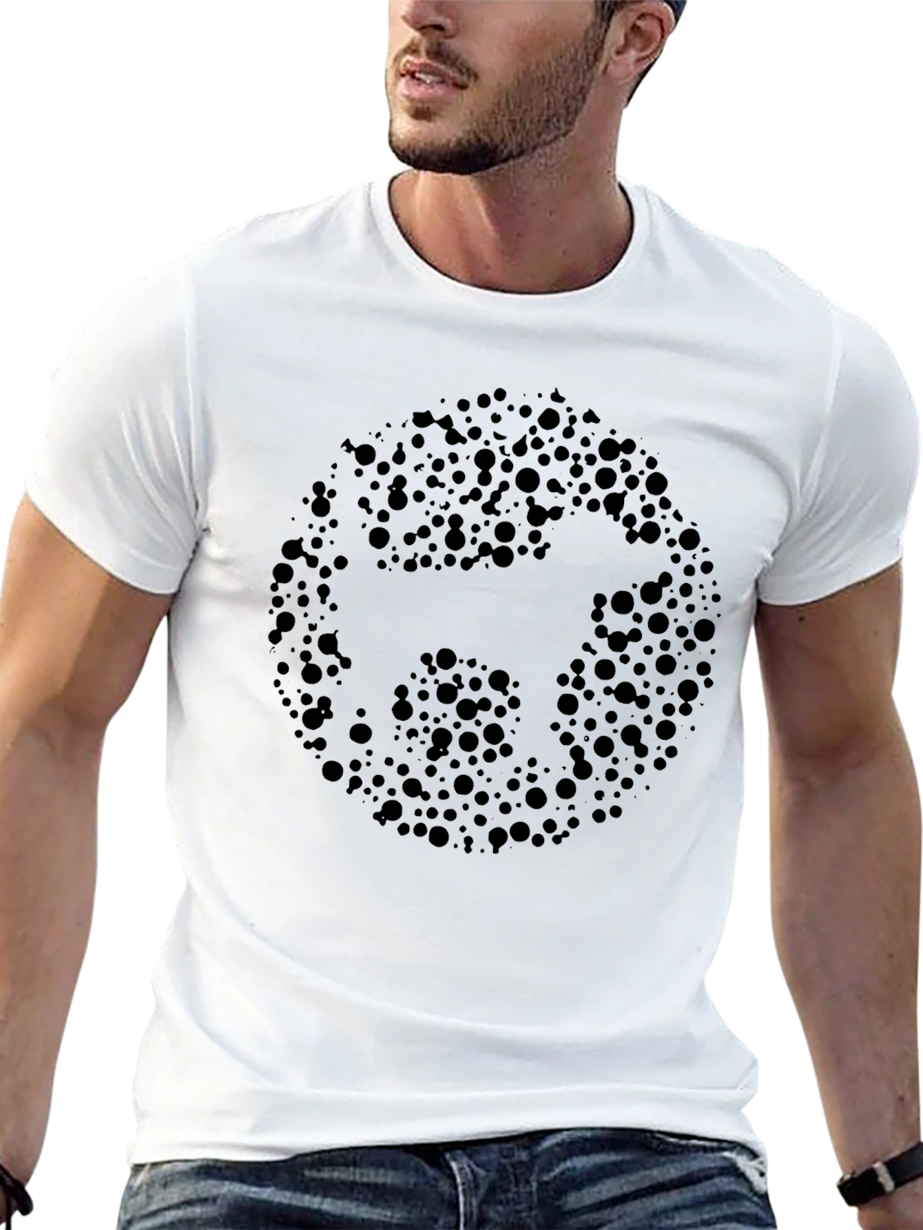 Abstract Dino Dot T-Shirt