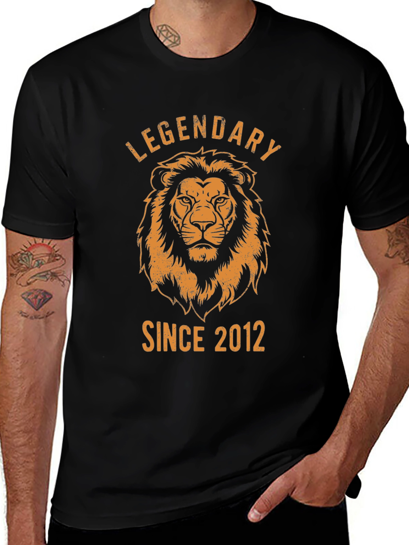 Legendary Since 2012 Lion Graphic Tee