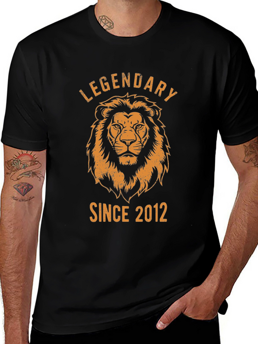 Legendary Since 2012 Lion Graphic Tee