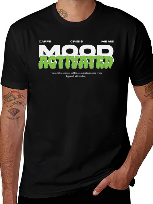 Mood Activated T-Shirt - Coffee Meme Crisis