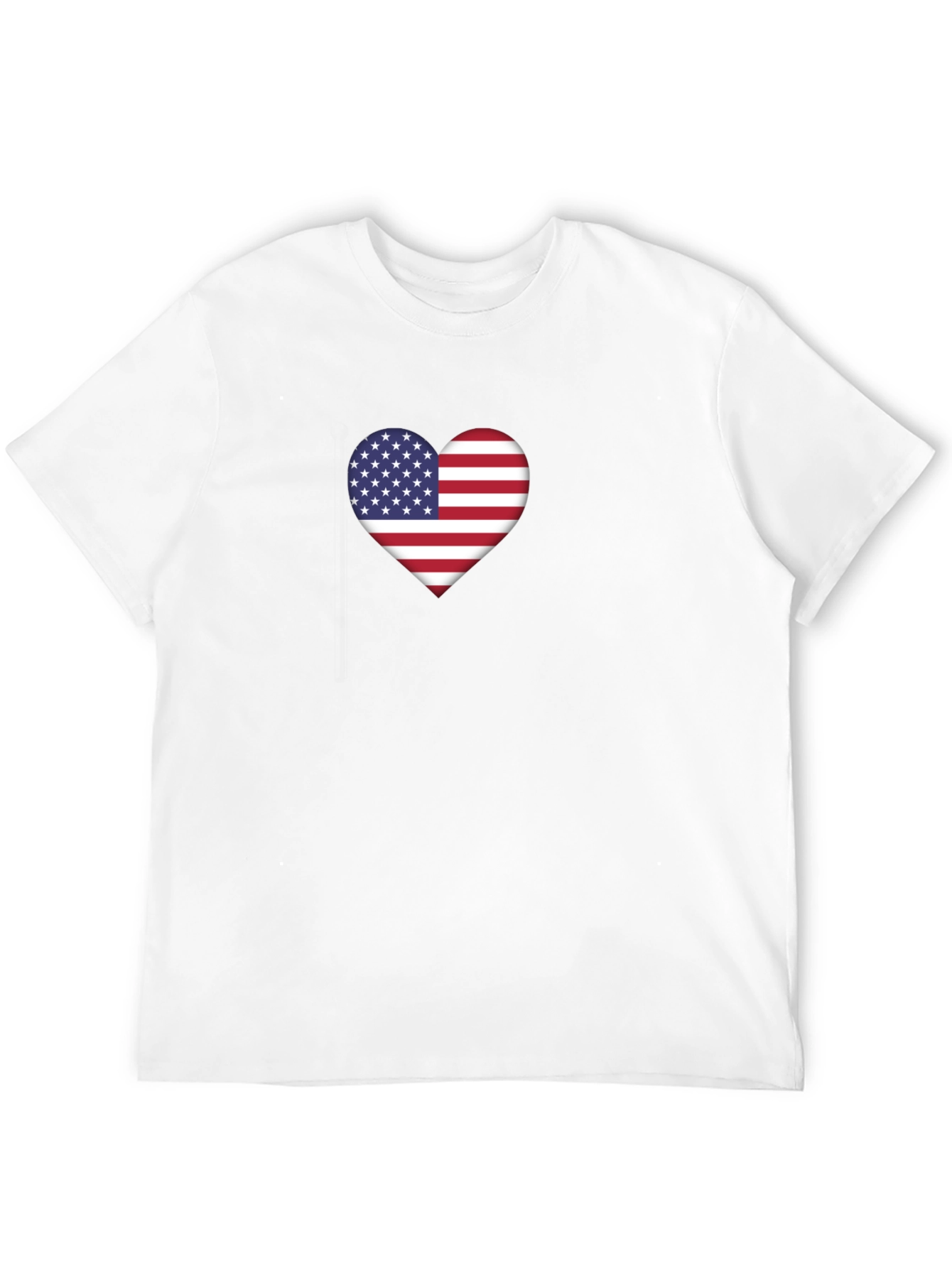 American Flag Heart T-Shirt
