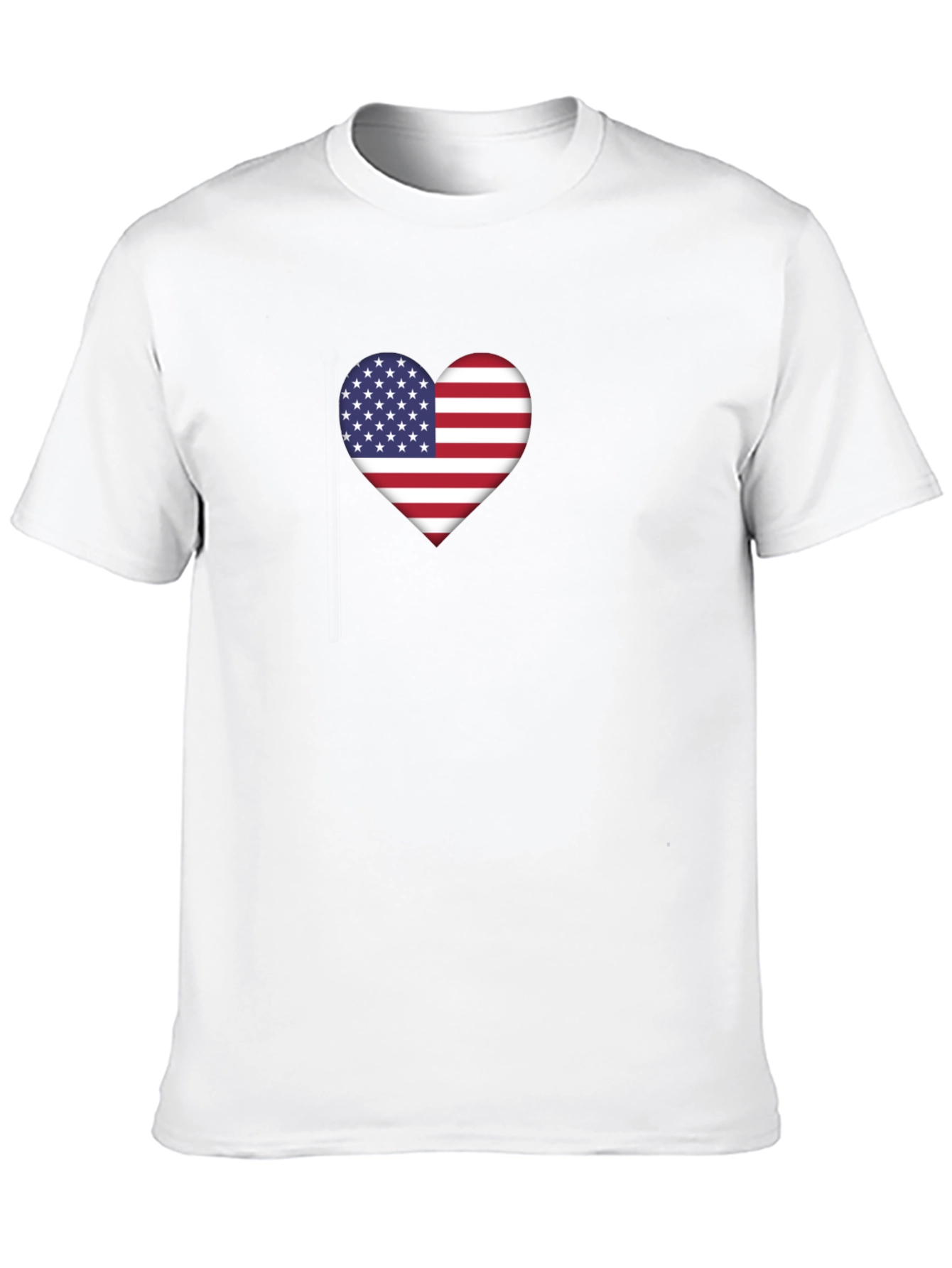 American Flag Heart T-Shirt