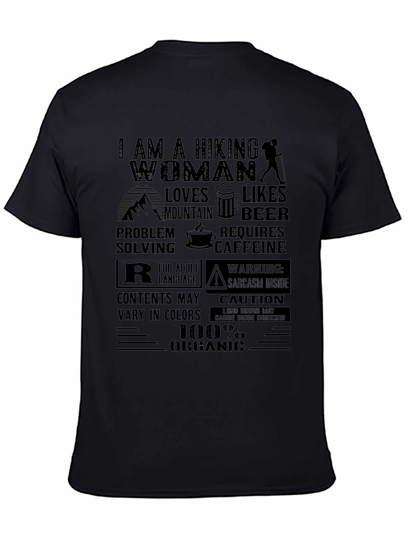 Hiking Woman Organic T-Shirt