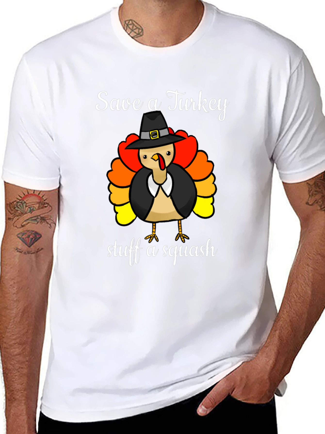 Save a Turkey Stuff a Squash T-Shirt