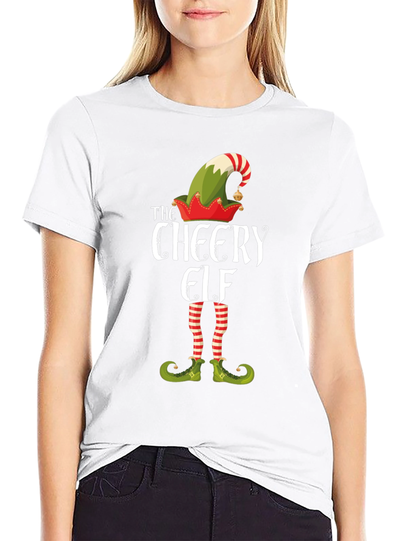 The Cheery Elf T-Shirt - Christmas Holiday Tee