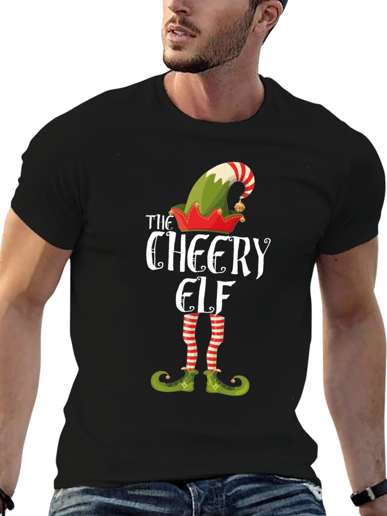 The Cheery Elf T-Shirt - Christmas Holiday Tee