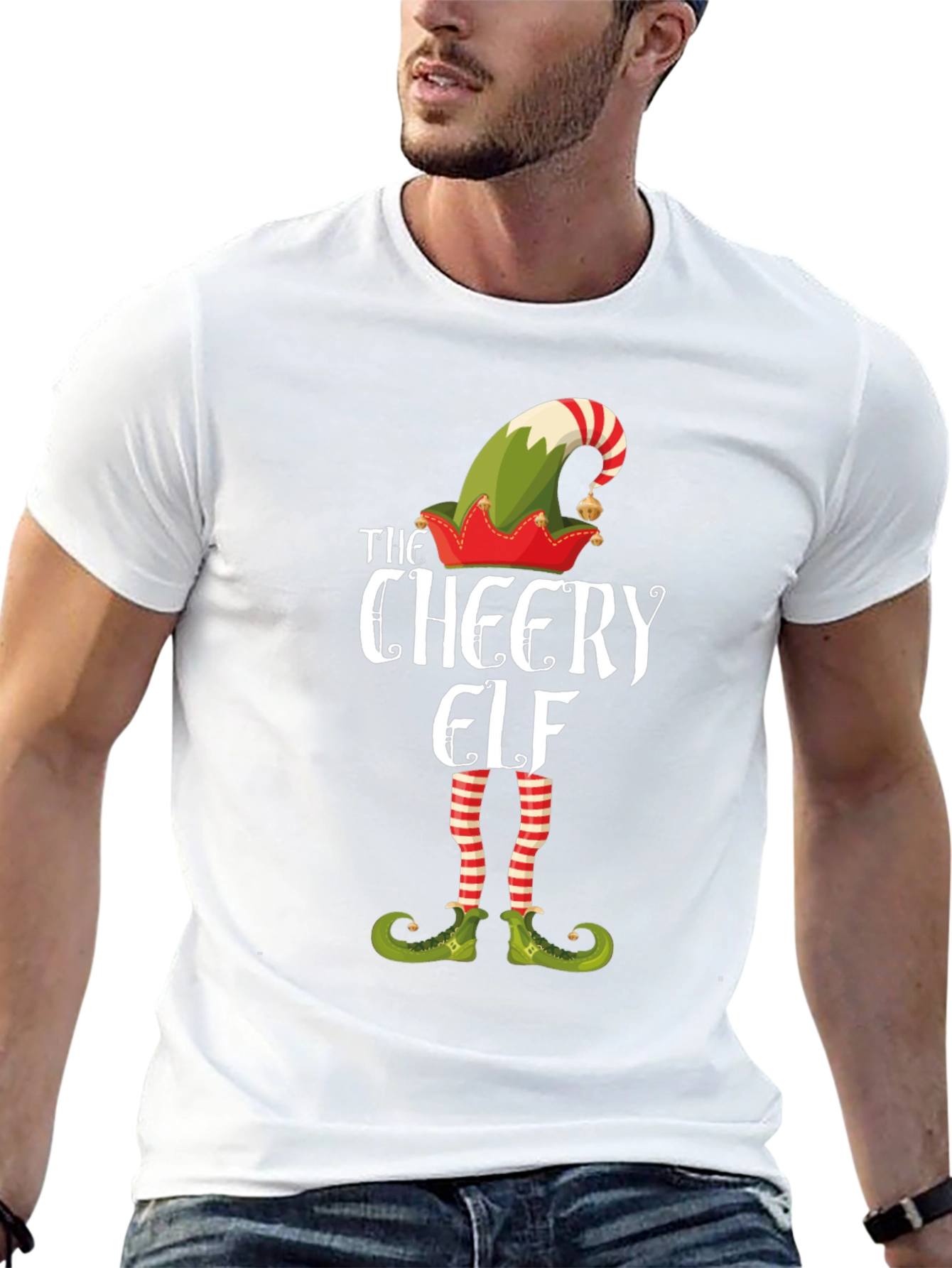 The Cheery Elf T-Shirt - Christmas Holiday Tee