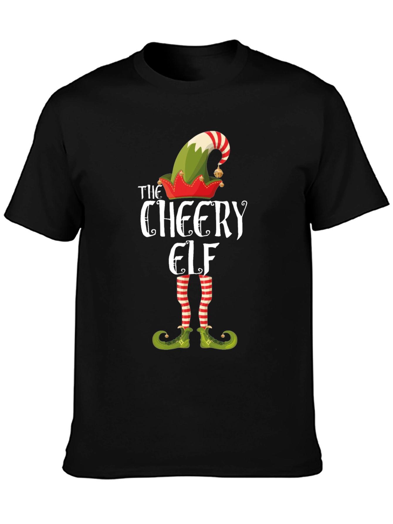 The Cheery Elf T-Shirt - Christmas Holiday Tee
