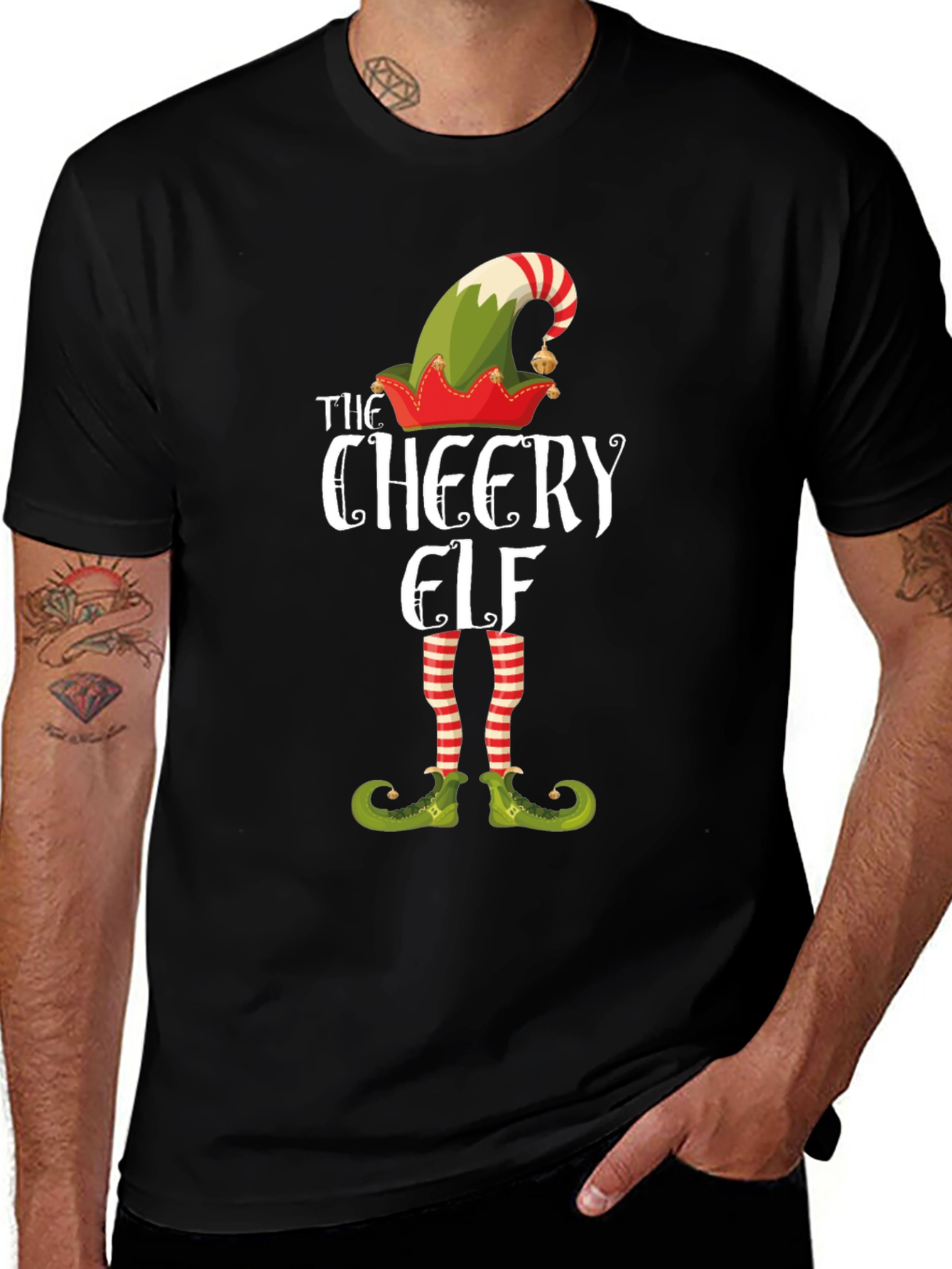 The Cheery Elf T-Shirt - Christmas Holiday Tee