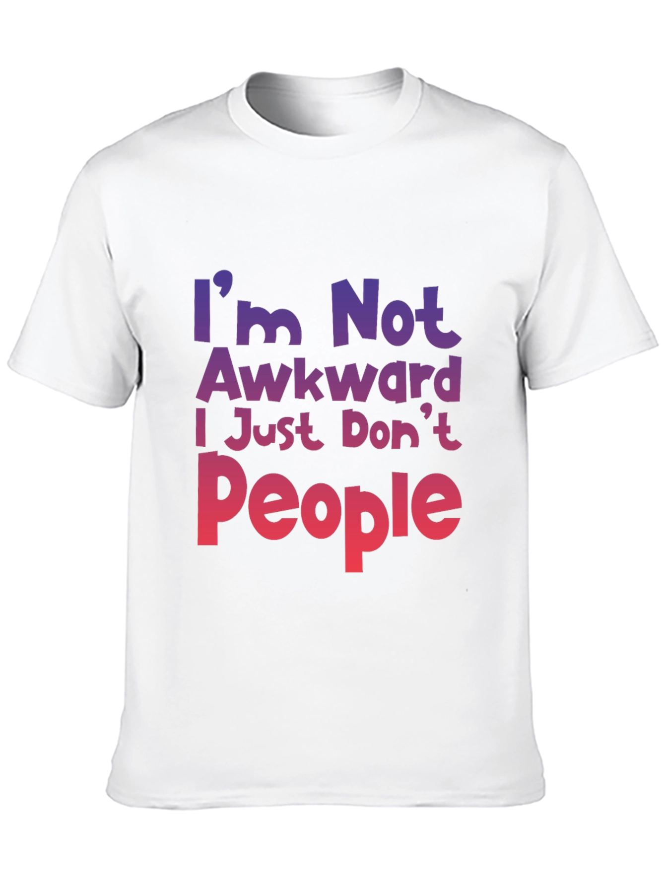 Awkward? Graphic Tee - Introvert Humor T-Shirt
