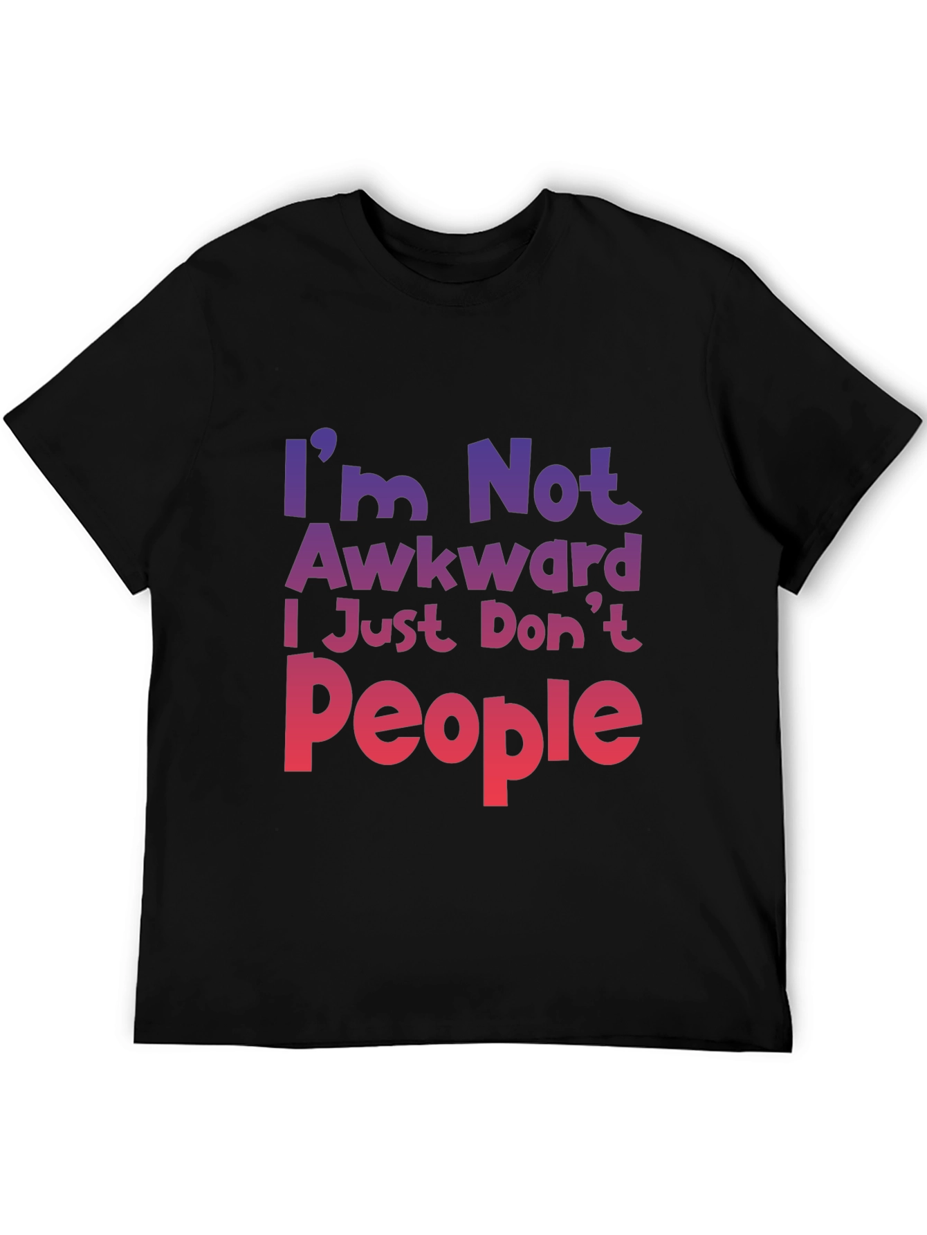 Awkward? Graphic Tee - Introvert Humor T-Shirt