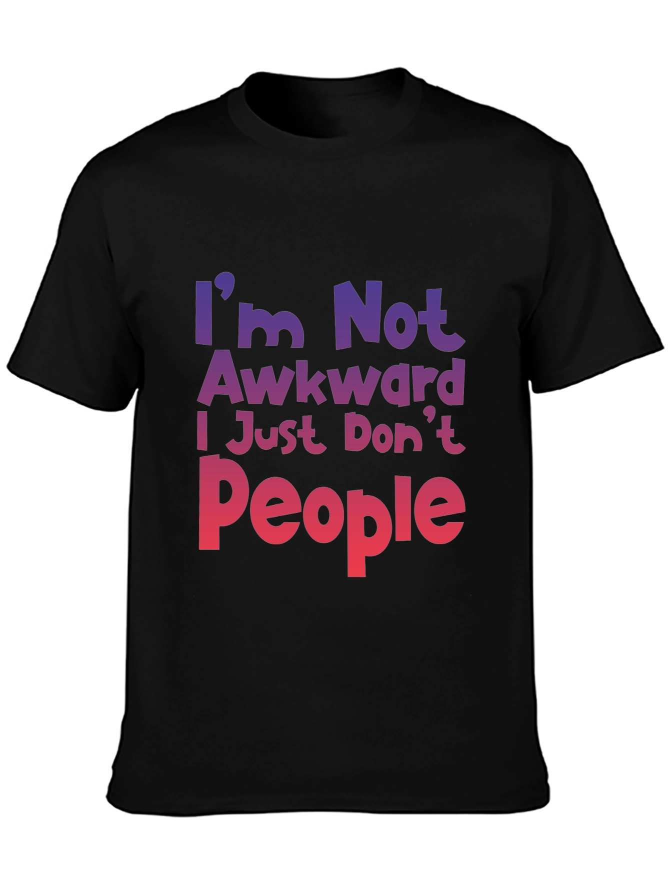 Awkward? Graphic Tee - Introvert Humor T-Shirt
