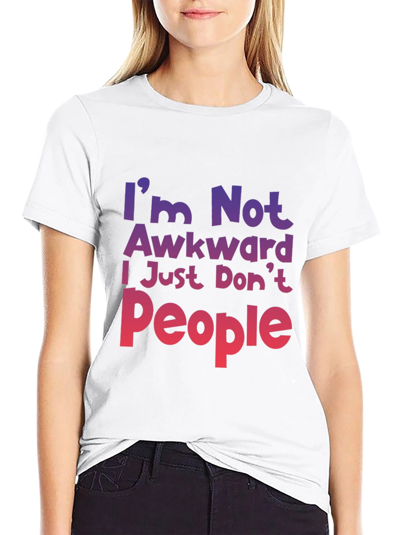 Awkward? Graphic Tee - Introvert Humor T-Shirt