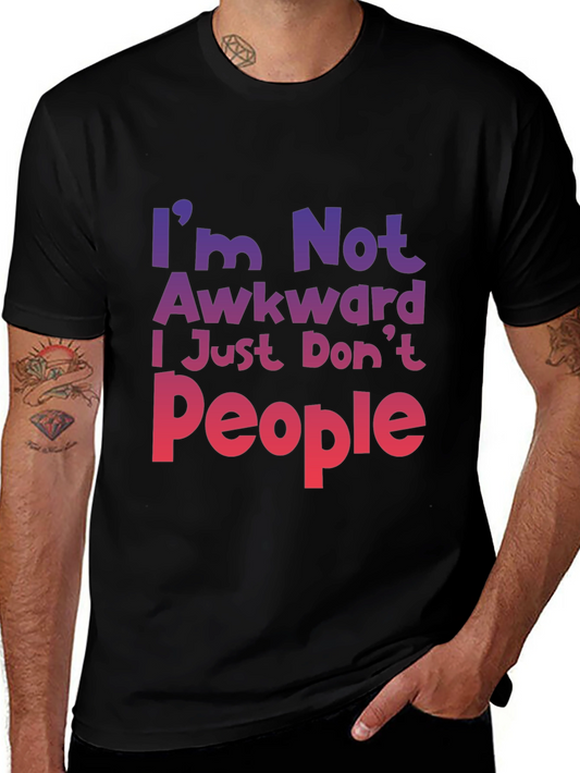 Awkward? Graphic Tee - Introvert Humor T-Shirt